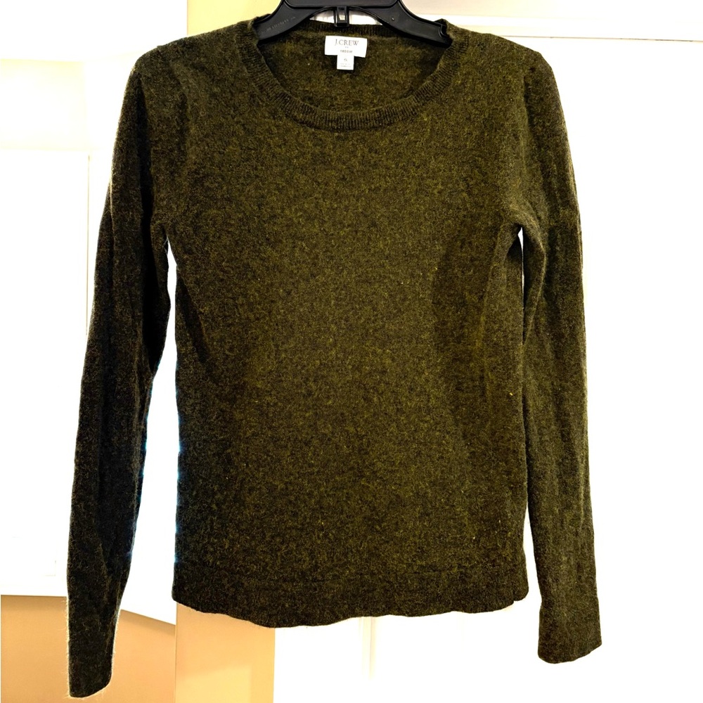 J.Crew teddie wool blend Green Sweater